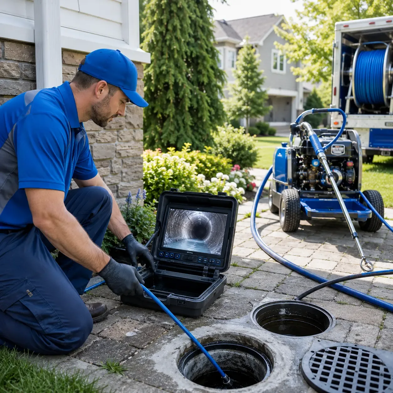 Outdoor drain cleaning professionals serving Melrose Park, IL