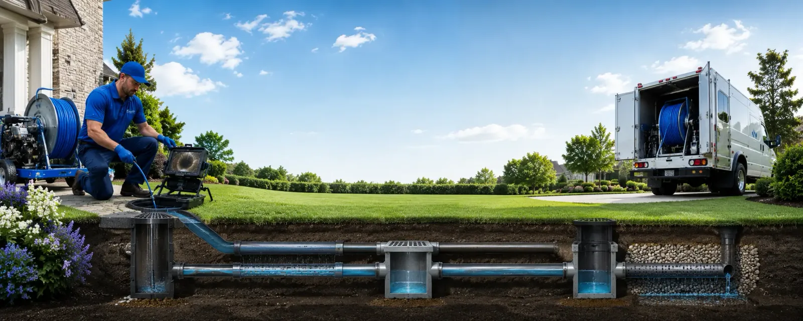 Outdoor drain cleaning information for Melrose Park, IL